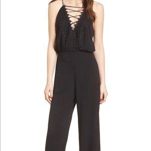 Lace Posie WAYF laceup jumpsuit LRG 🥂